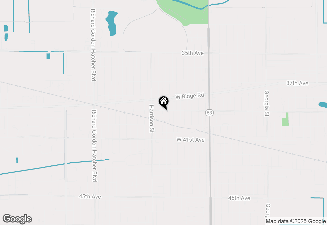 Map of 609 W 39th Avenue, Gary, IN 46408