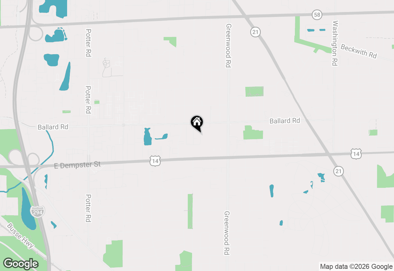Map of 8923 Knight Avenue #316, Des Plaines, IL 60016