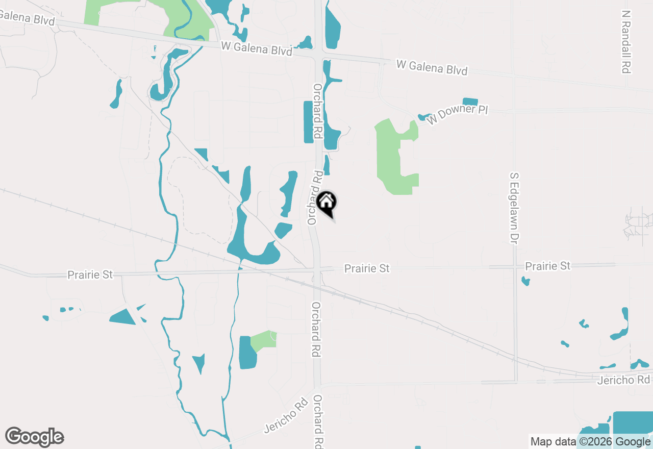 Map of 2376 Wyckwood Drive, Aurora, IL 60506