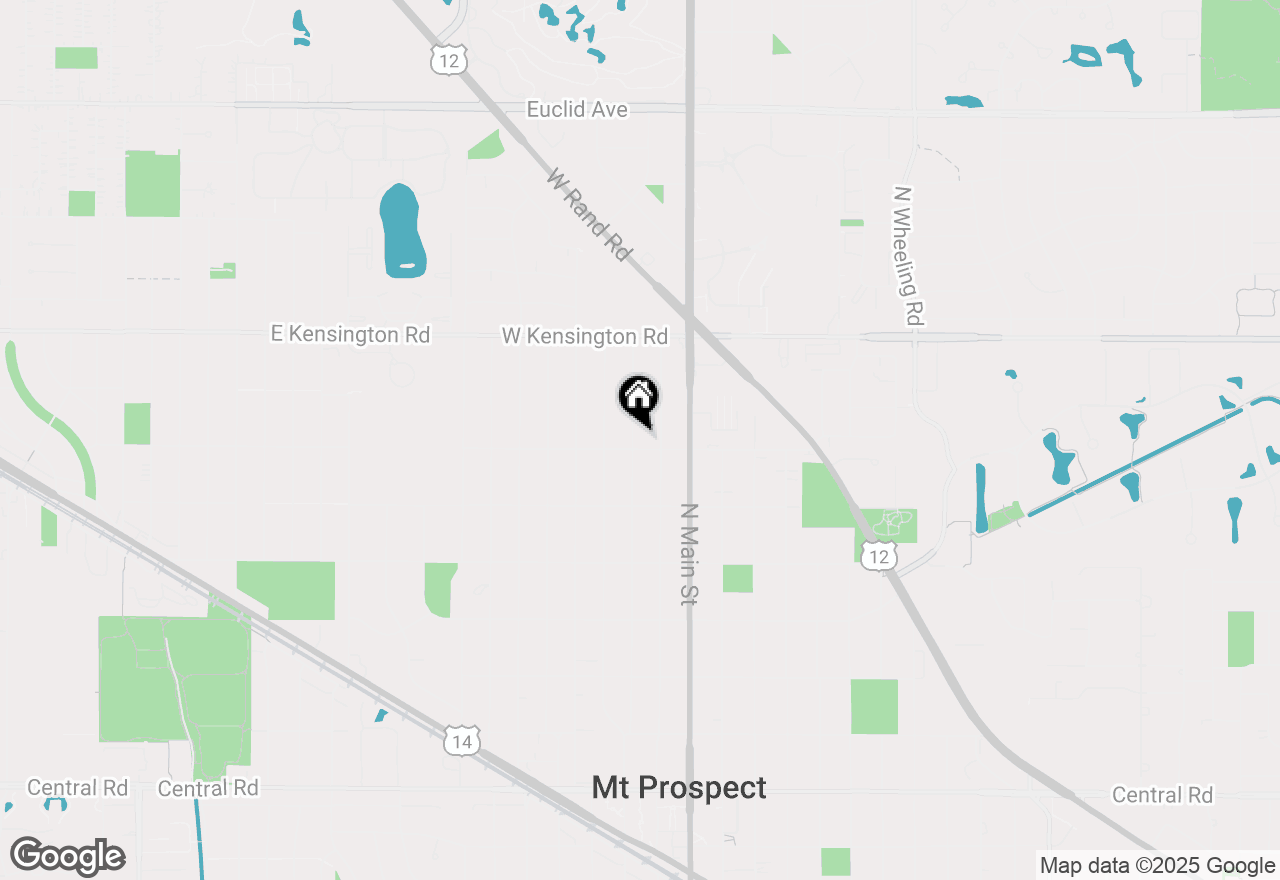 Map of 603 N Pine Street, Mount Prospect, IL 60056