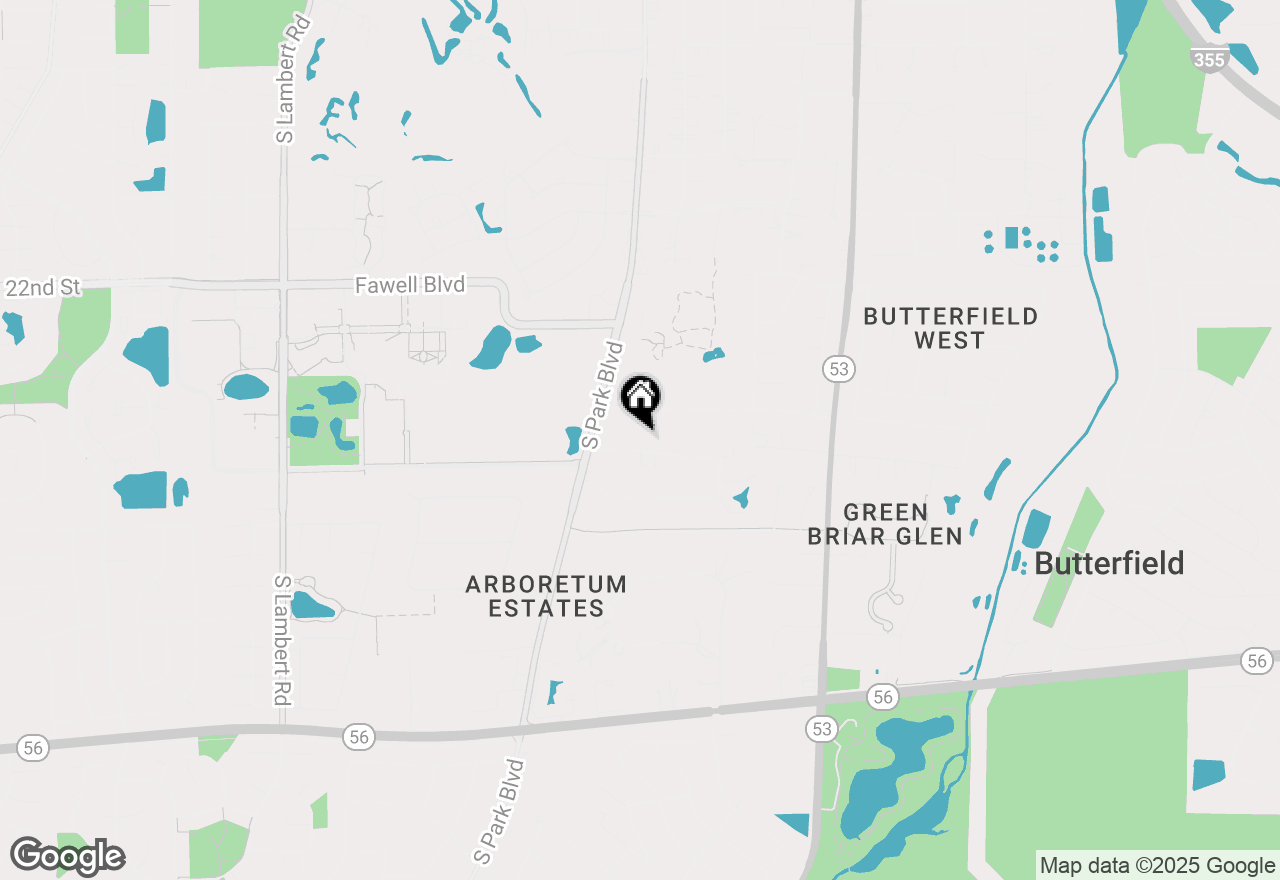 Map of 22W364 Glen Park Road, Glen Ellyn, IL 60137