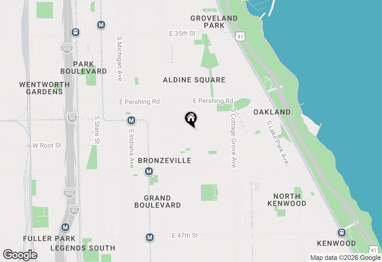 Map of (Address confidential), Chicago, Illinois 60653