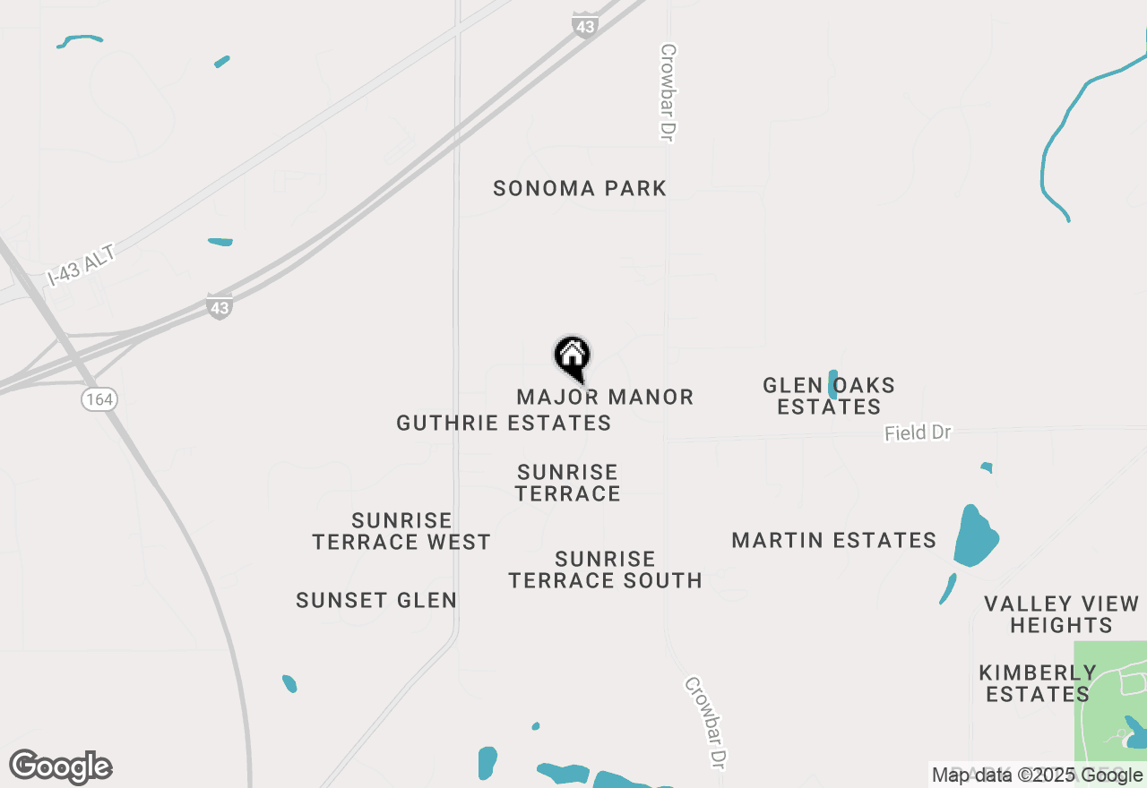 Map of W221S7385 Valley View Rd, Muskego, WI 53150