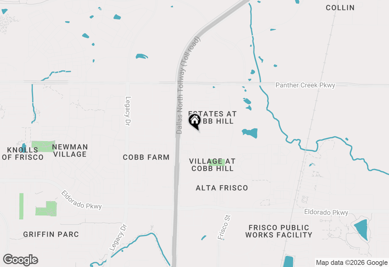 Map of 12709 Prince Edward Lane, Frisco, TX 75033