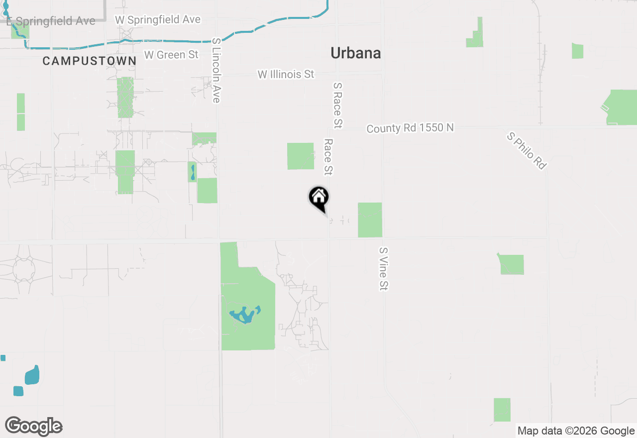 Map of 207 W Vermont Avenue, Urbana, IL 61801