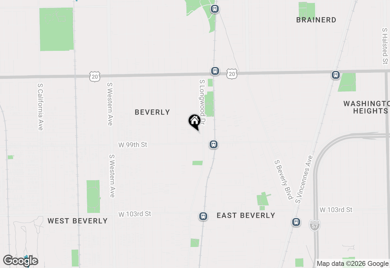 Map of 9825 S Winchester Avenue, Chicago, IL 60643