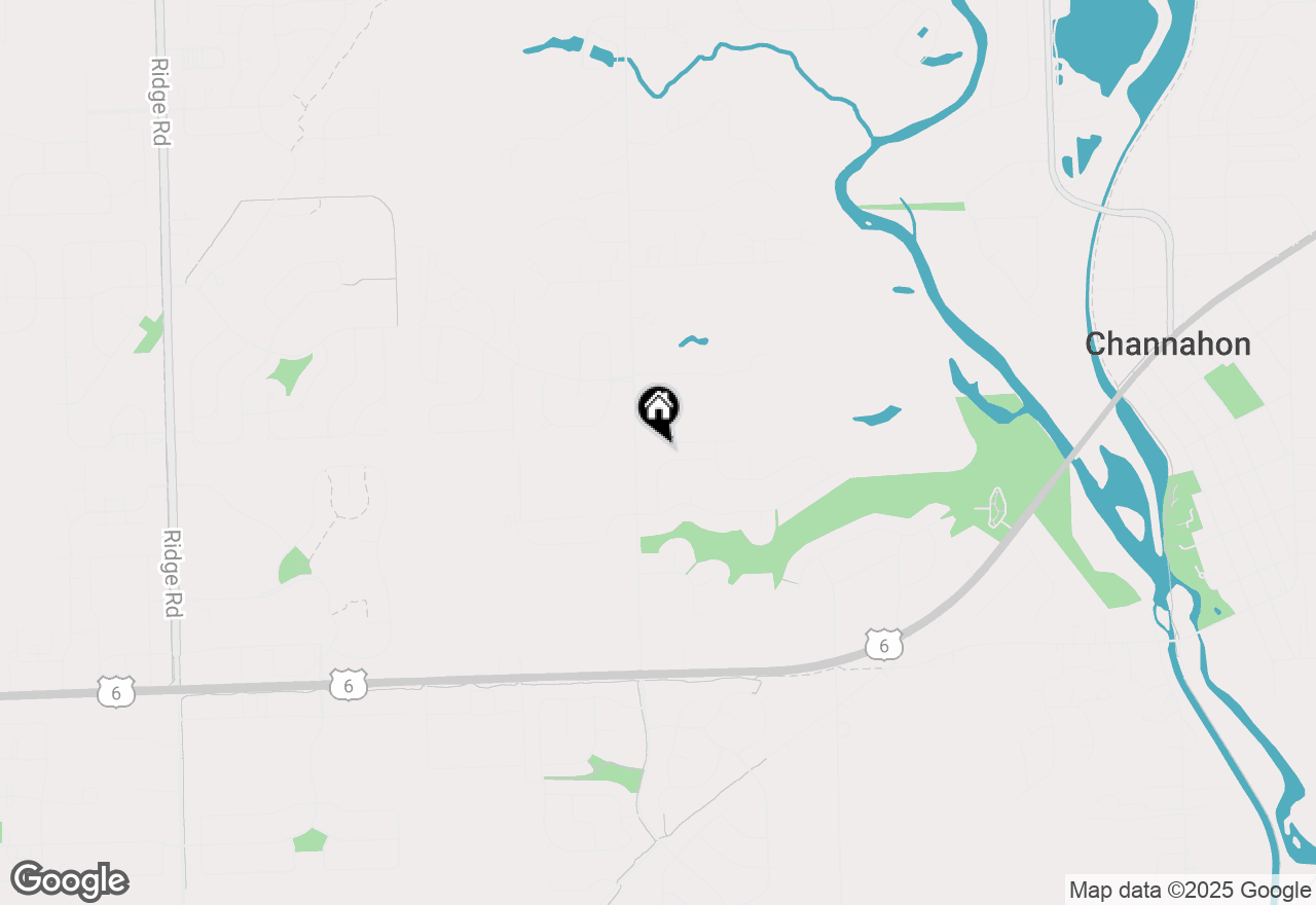 Map of 26314 W Silver Stream Drive, Channahon, IL 60410