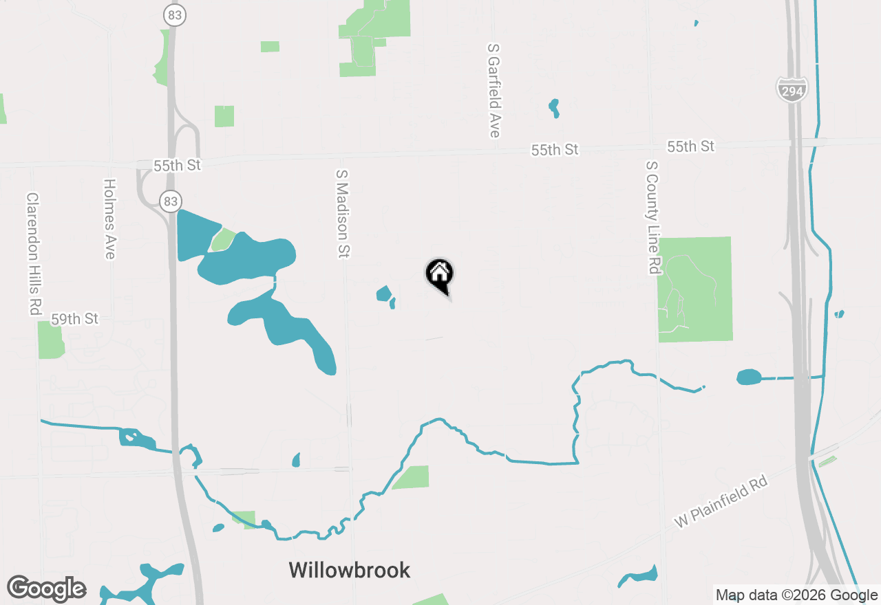 Map of 115 W 59th Street, Hinsdale, IL 60521