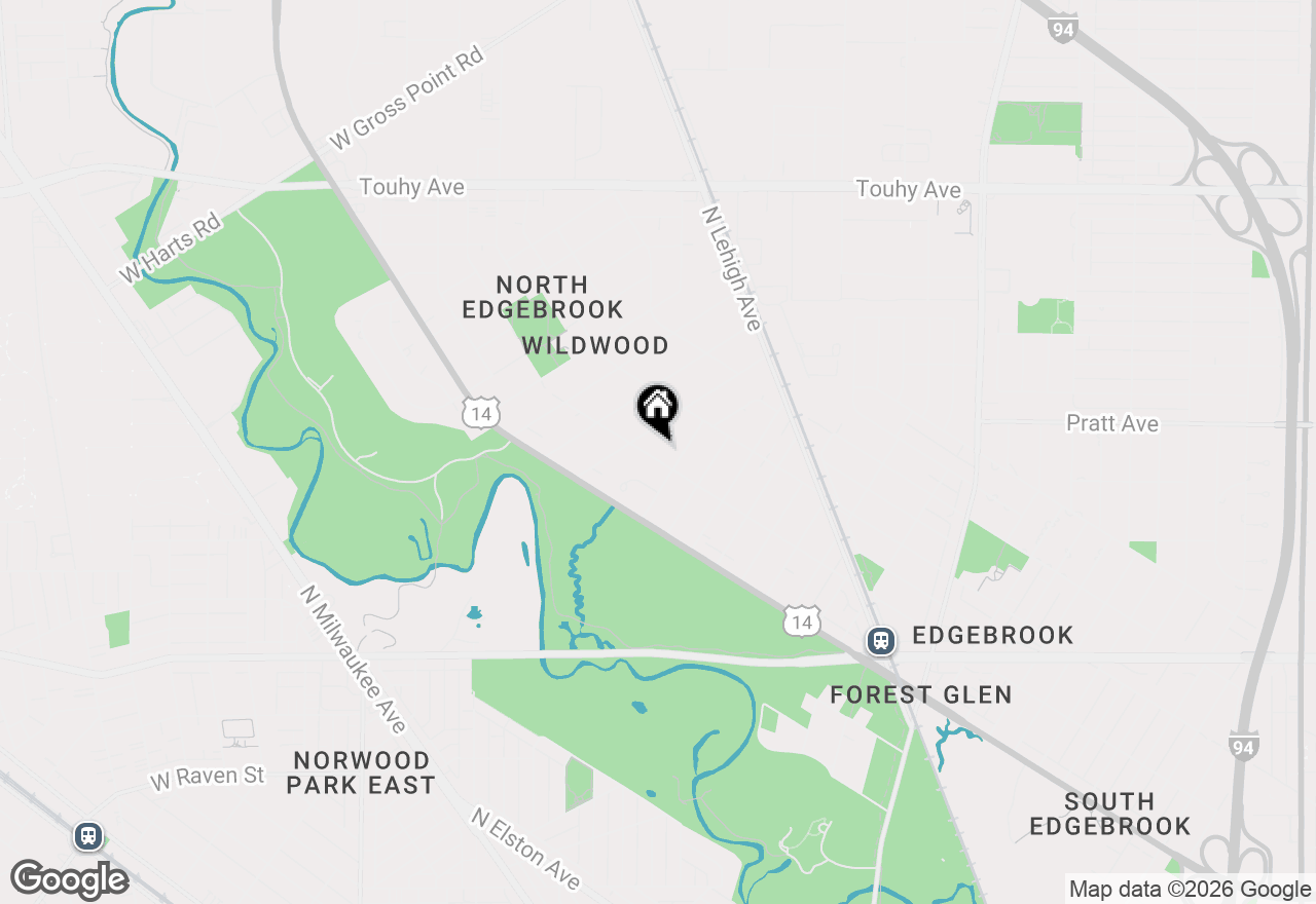 Map of 6745 N Leoti Avenue, Chicago, IL 60646