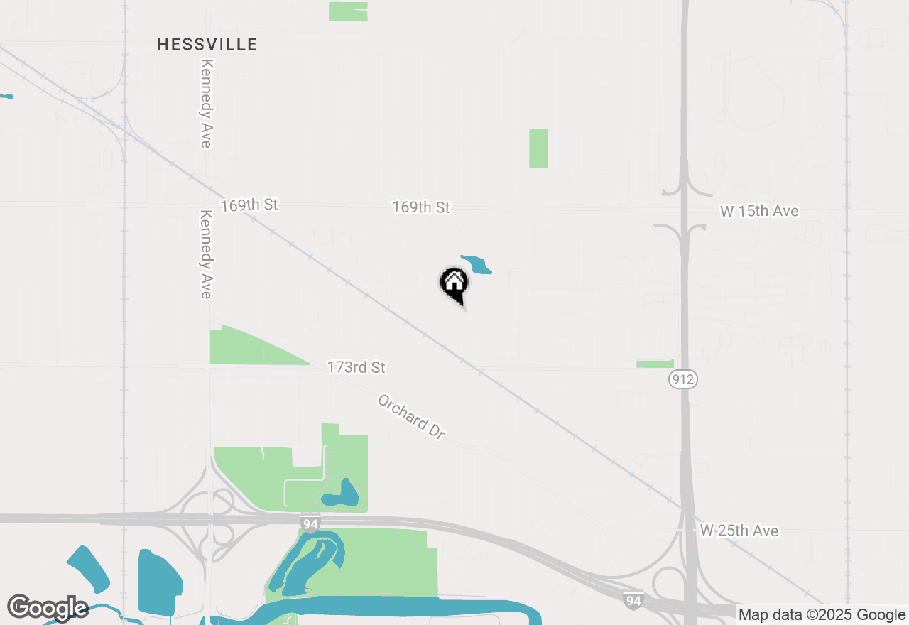 Map of 7133 Kentucky Avenue, Hammond, IN 46323