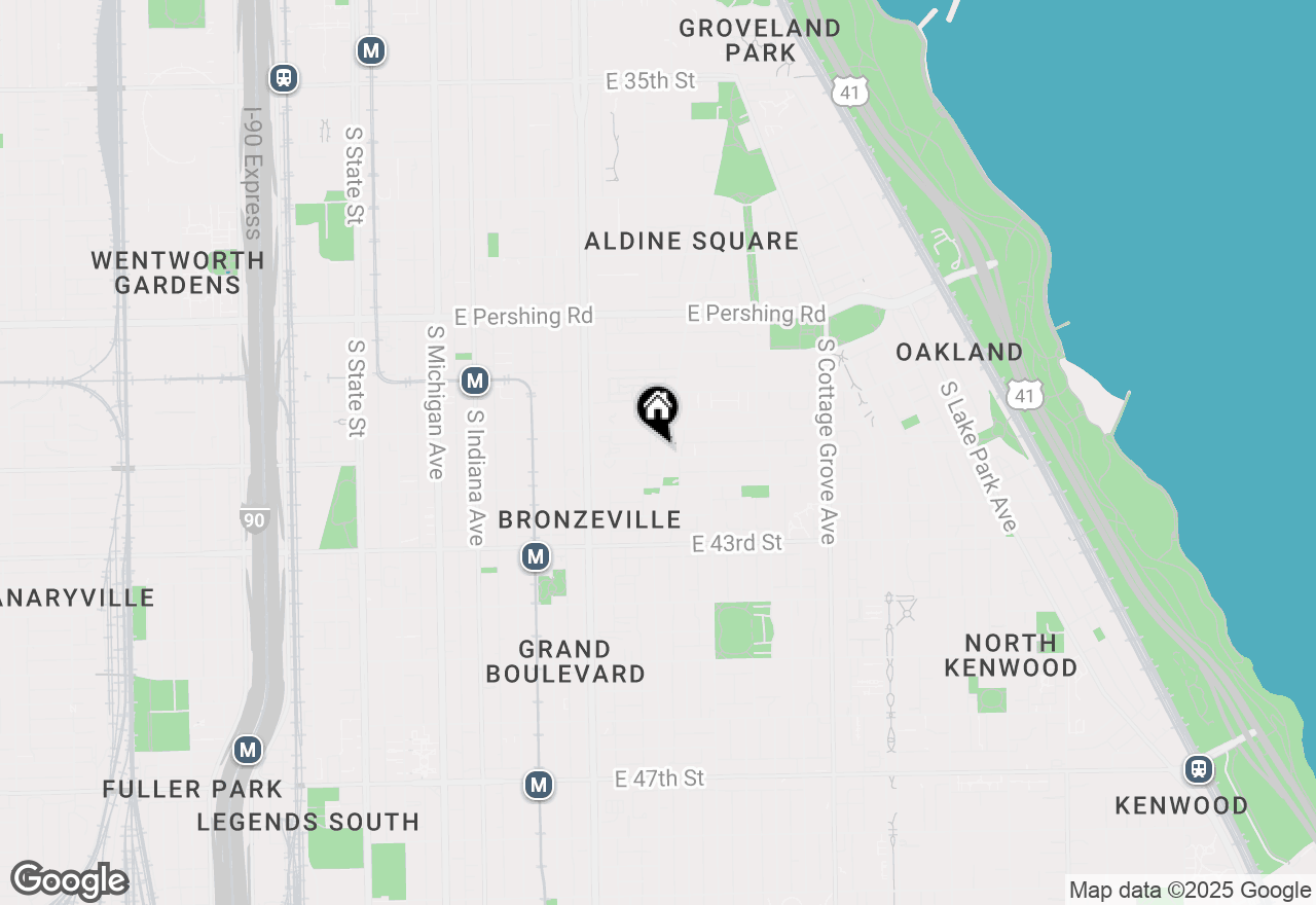 Map of 4122 S Vincennes Avenue #3N, Chicago, IL 60653