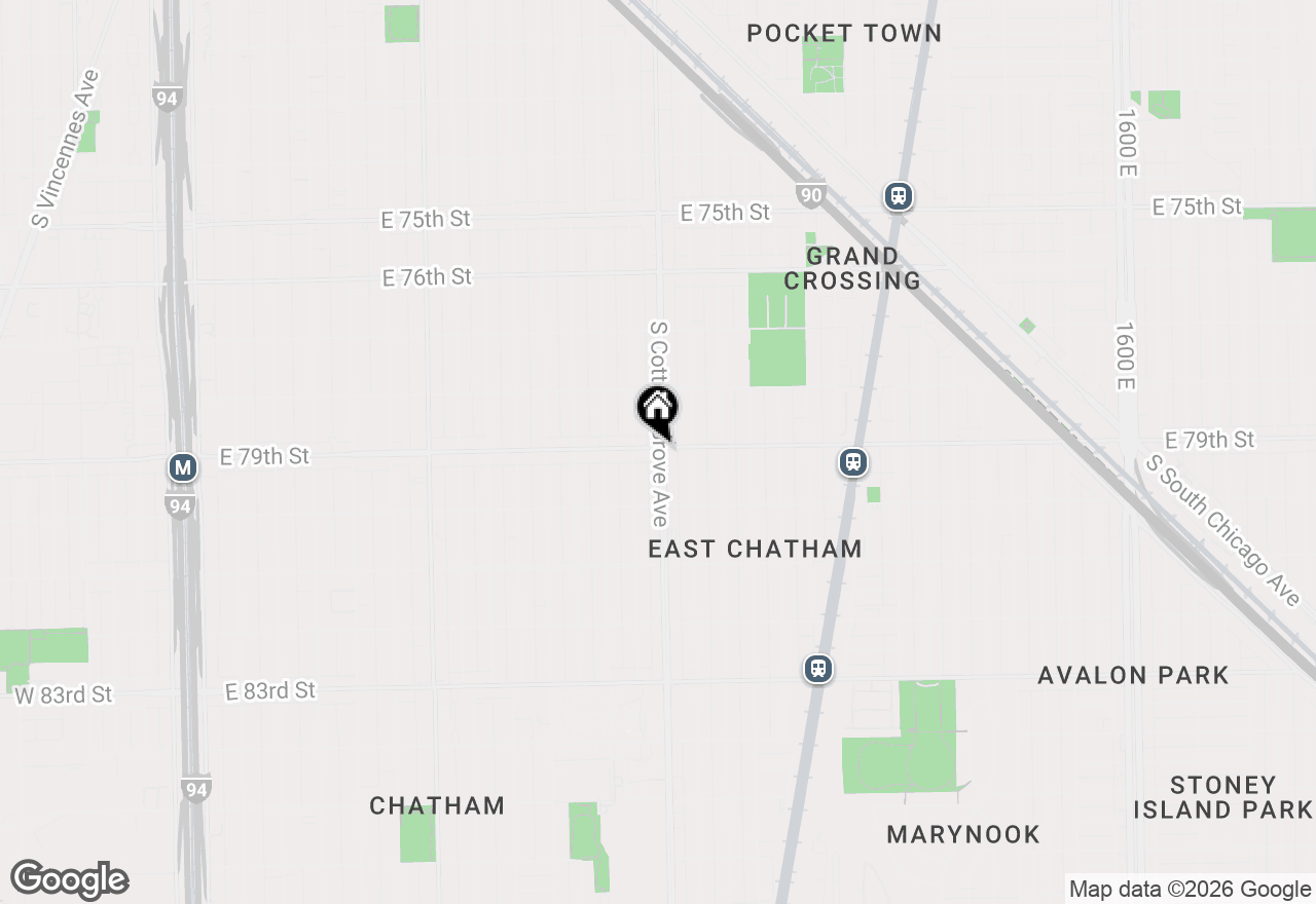 Map of 753 E 79th Street, Chicago, IL 60619