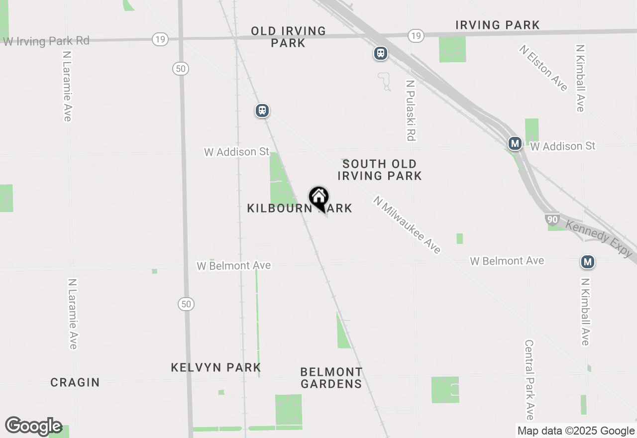 Map of 4316 W Henderson Street, Chicago, IL 60641