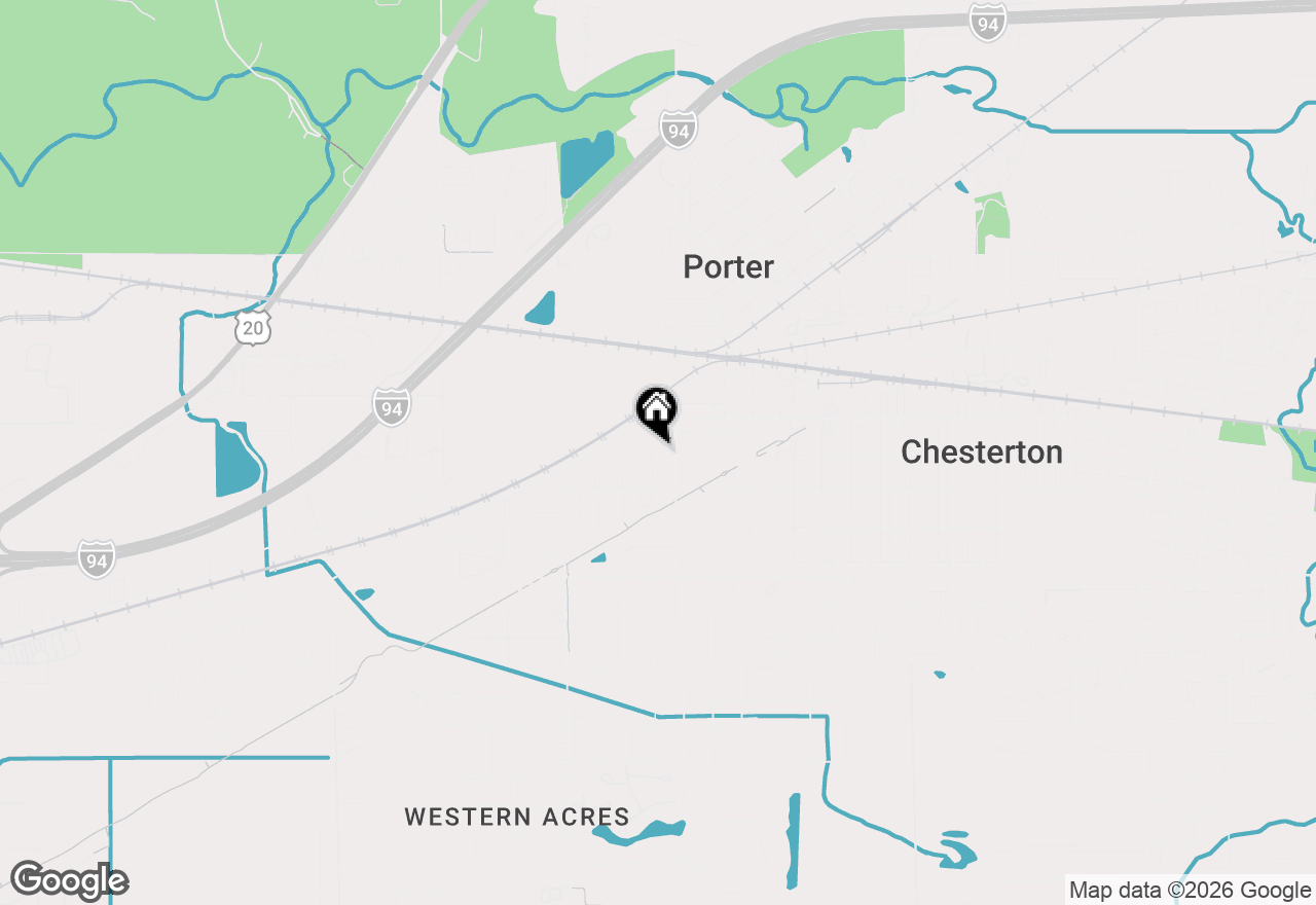 Map of 183 S 20th Street, Chesterton, IN 46304