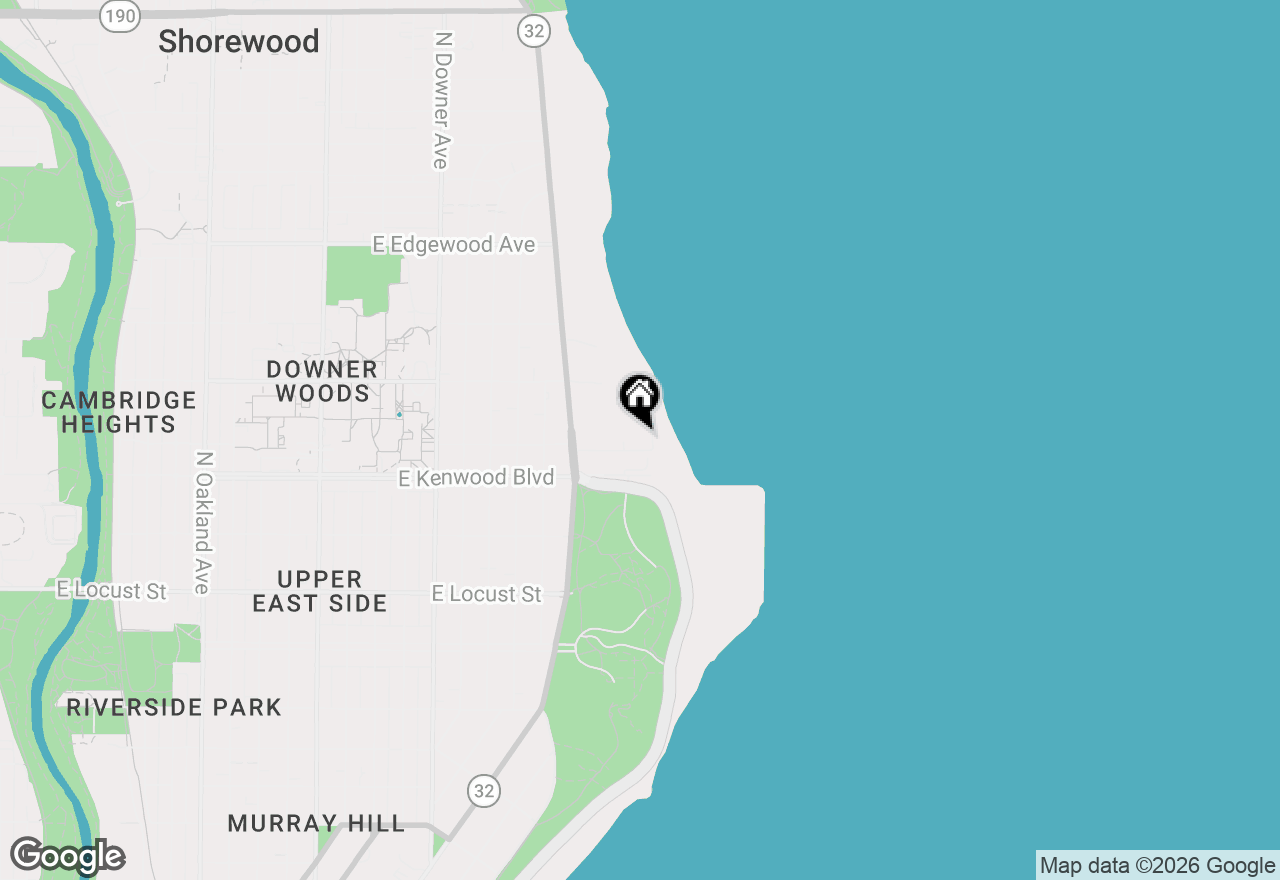 Map of 3222 E Hampshire St, Milwaukee, WI 53211