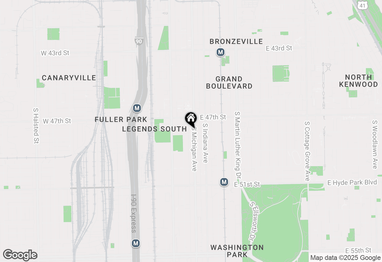 Map of 4746 S Michigan Avenue #2W, Chicago, IL 60615