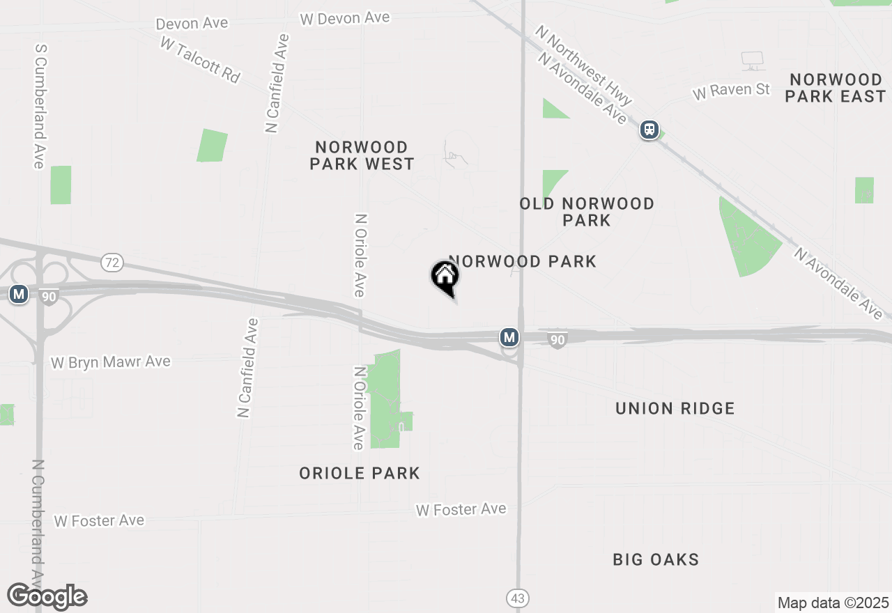 Map of 5705 N Oketo Avenue, Chicago, IL 60631