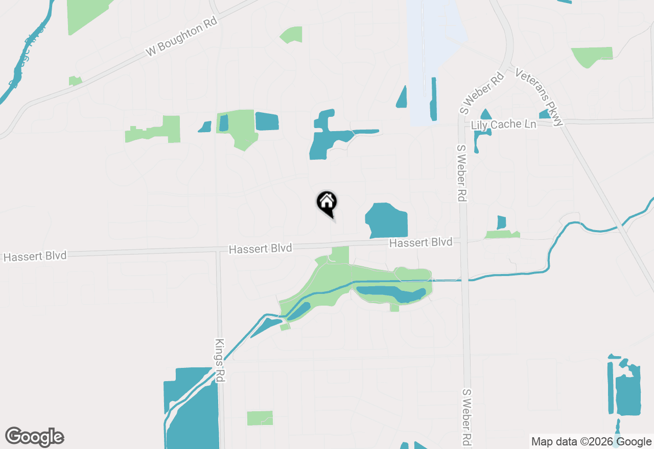Map of 395 S Palmer Drive, Bolingbrook, IL 60490
