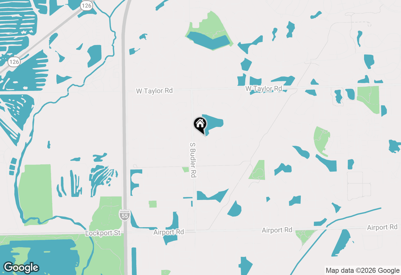 Map of 1888 Shoreline Court, Romeoville, IL 60446
