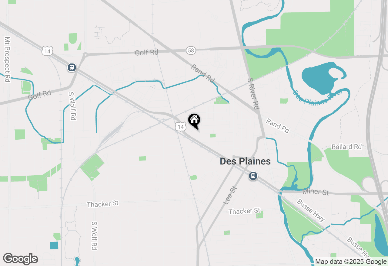 Map of 430 S Western Avenue #601, Des Plaines, IL 60016