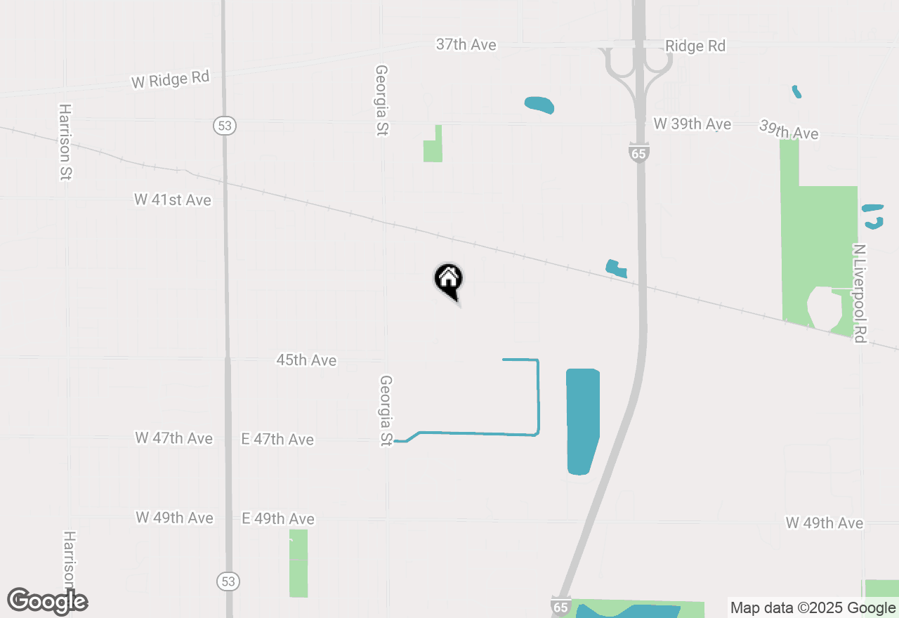 Map of 4364 Kentucky Street, Gary, IN 46409