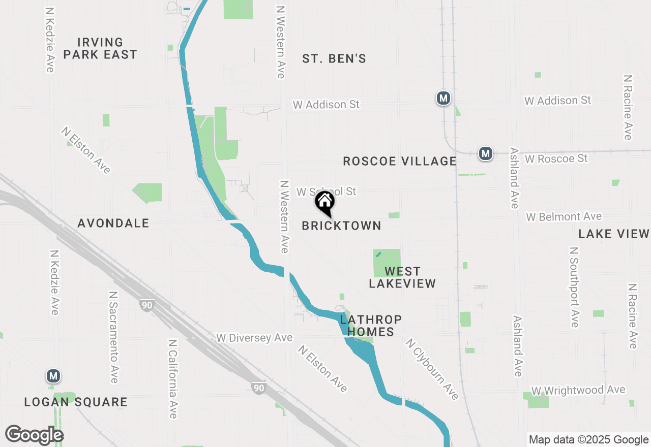 Map of 2239 W Belmont Avenue #2, Chicago, IL 60618