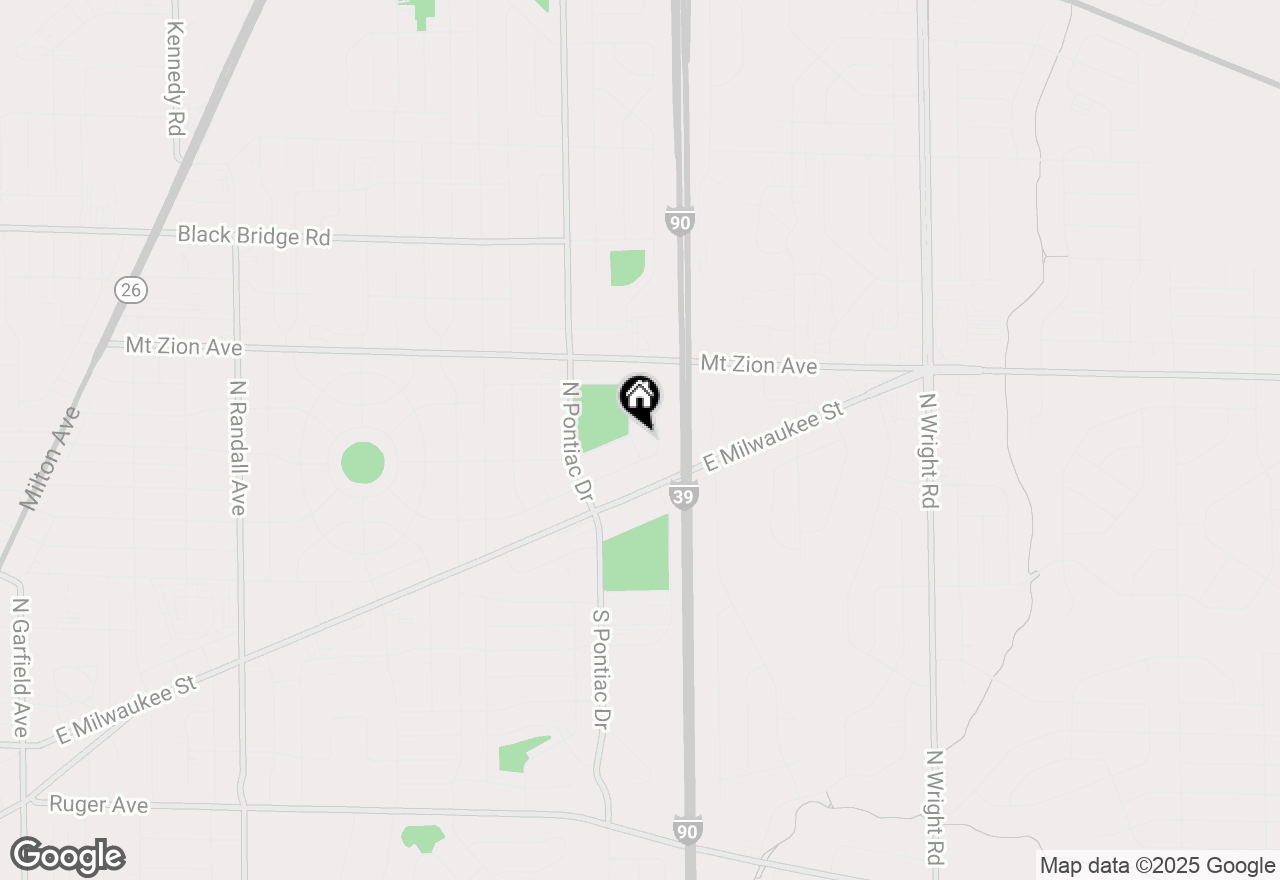 Map of 1016 Erie Drive, Janesville, WI 53545