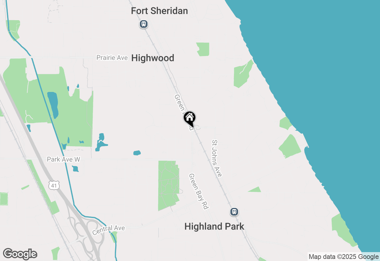 Map of 550 Vine Avenue #206, Highland Park, IL 60035