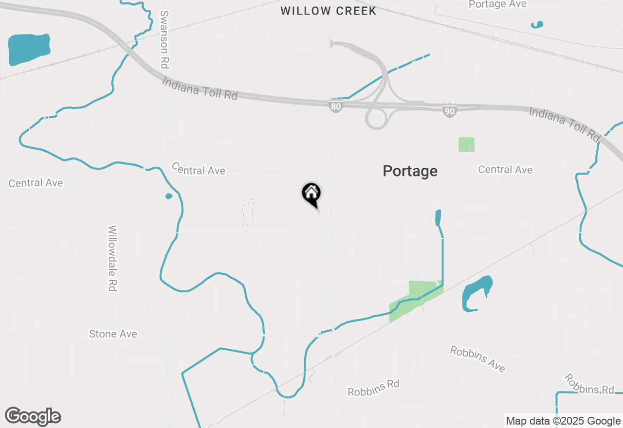 Map of 2717 Walnut Street, Portage, IN 46368