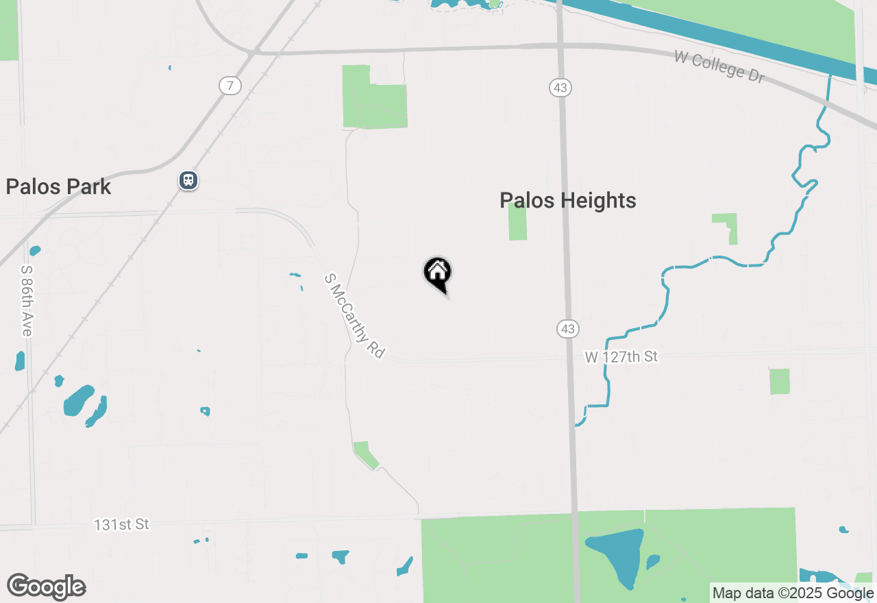 Map of 12521 S Harold Avenue, Palos Heights, IL 60463