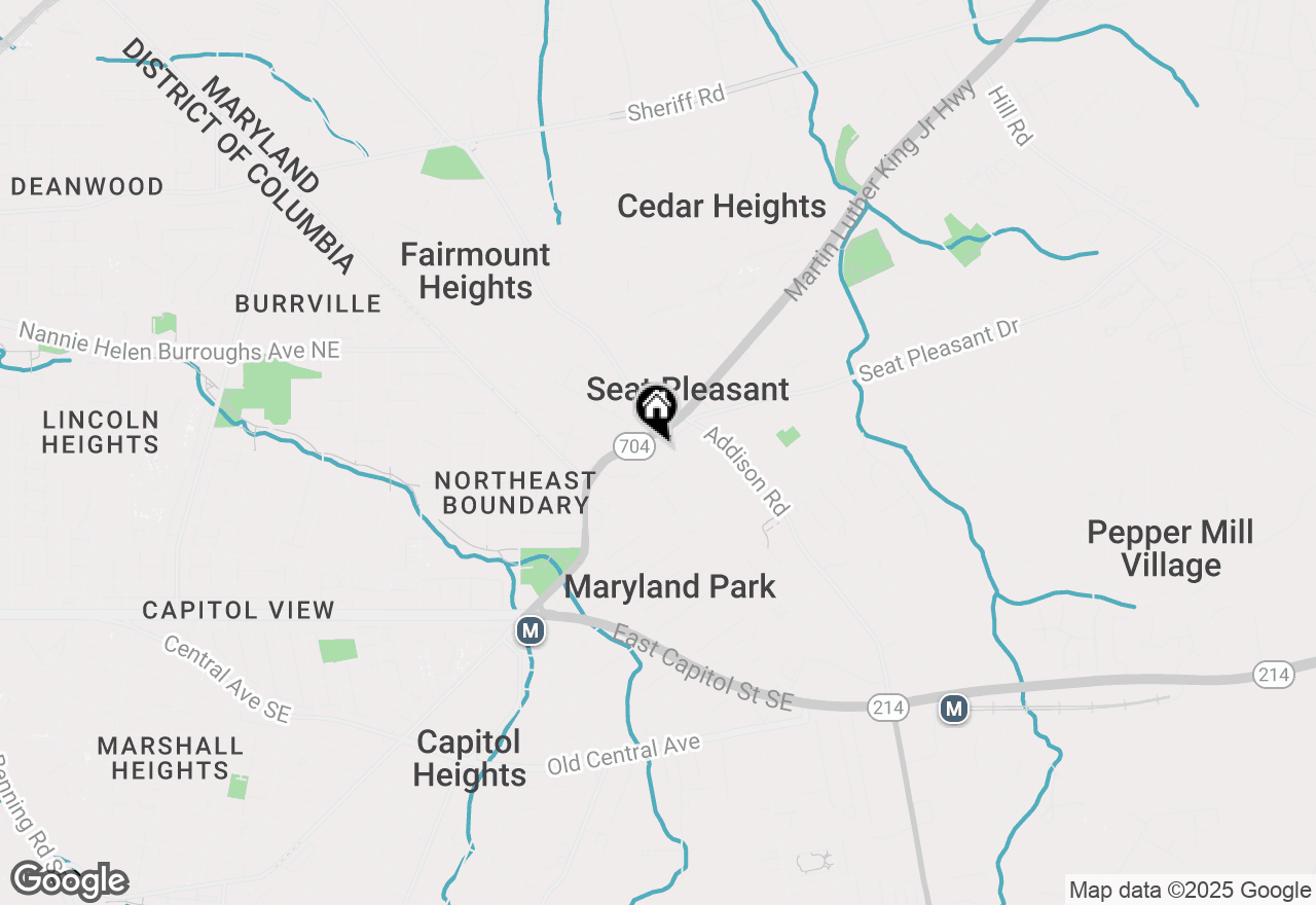 Map of 6802 James Farmer Way, Capitol Heights, MD 20743