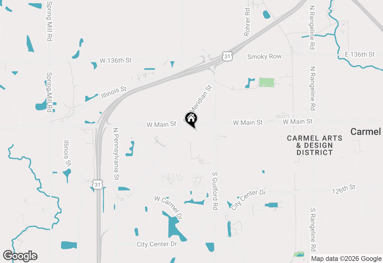Map of 1015 W Main Street #305, Carmel, IN 46032