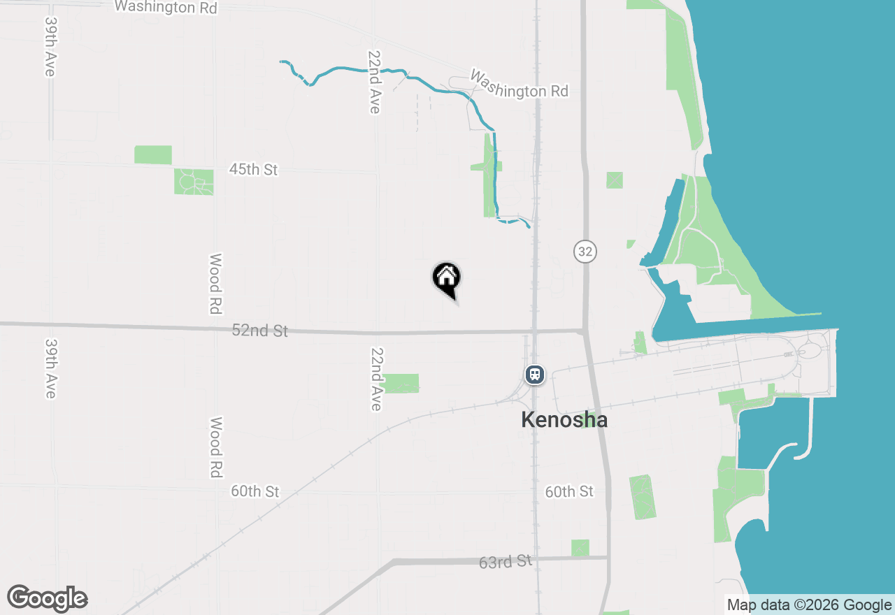 Map of 5112 18th Ave, Kenosha, WI 53140