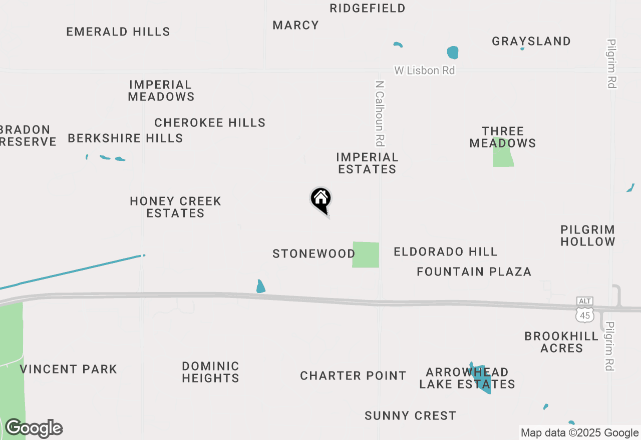 Map of 17615 Continental Dr, Brookfield, WI 53045
