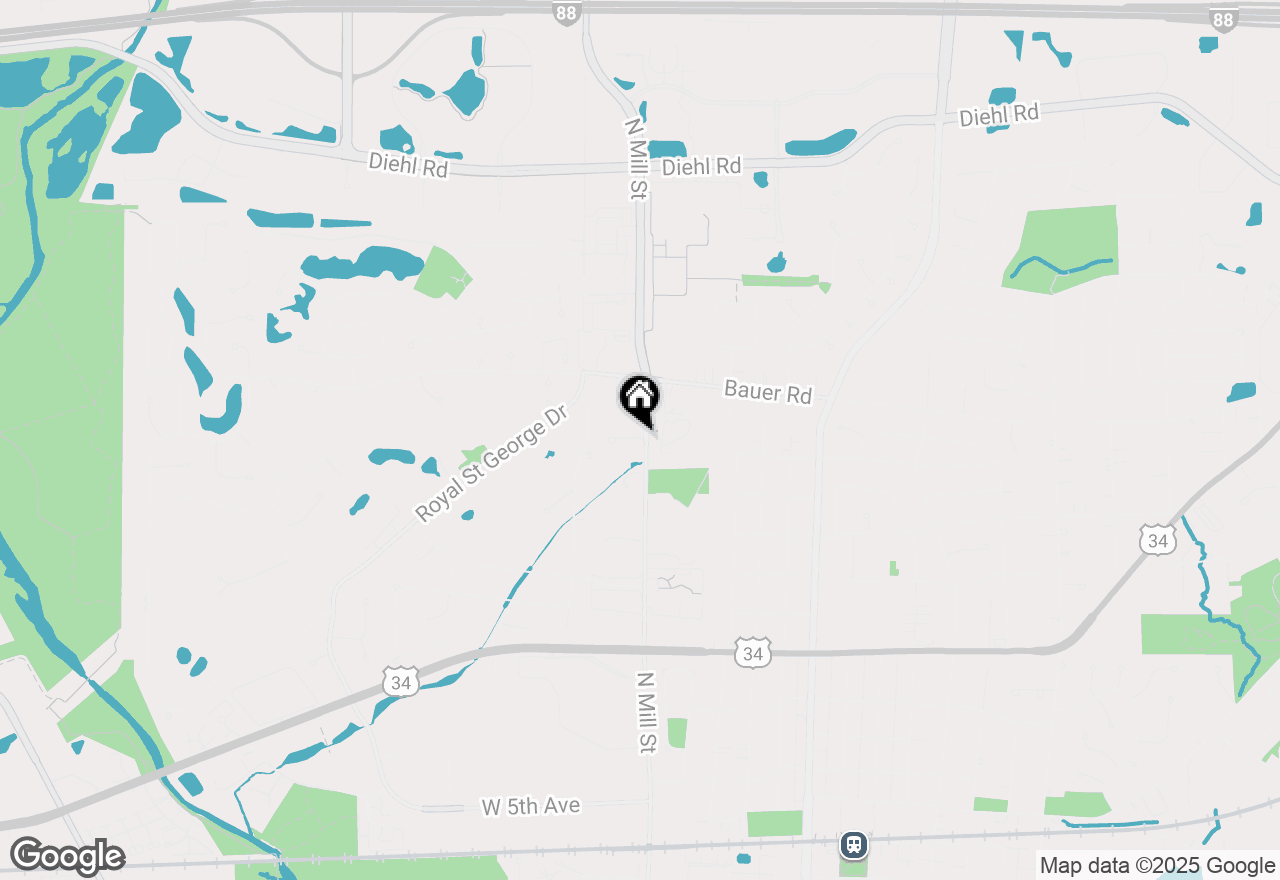 Map of 410 Kensington Court #410, Naperville, IL 60563