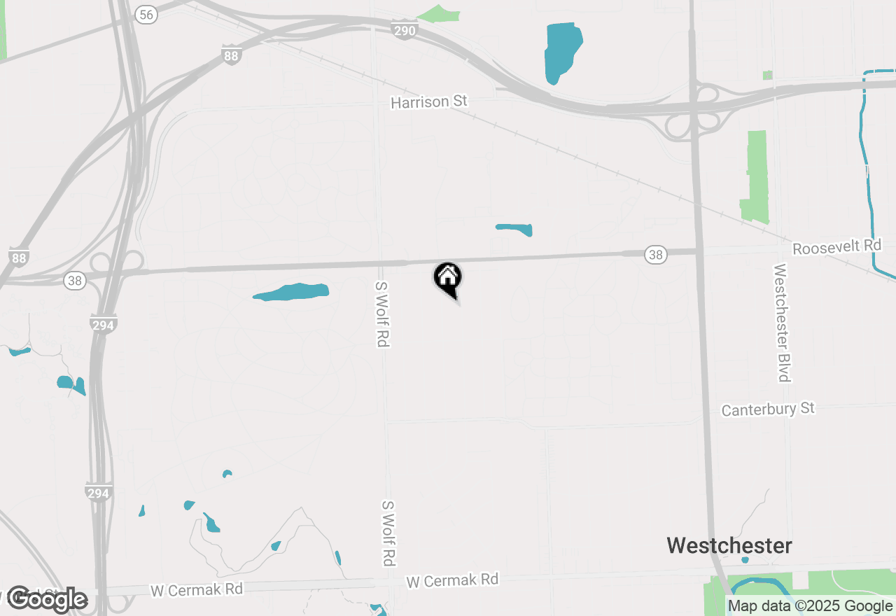 Map of 1307 Highridge Parkway, Westchester, IL 60154