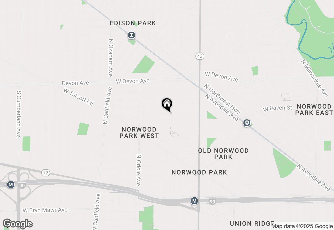 Map of 7404 W Everell Avenue, Chicago, IL 60631