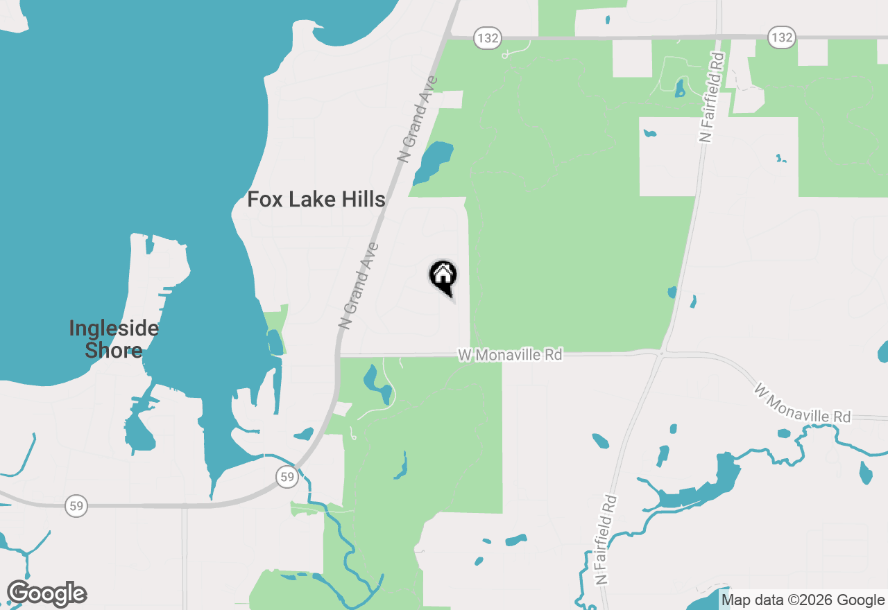 Map of 25175 W Lincoln Drive, Lake Villa, IL 60046