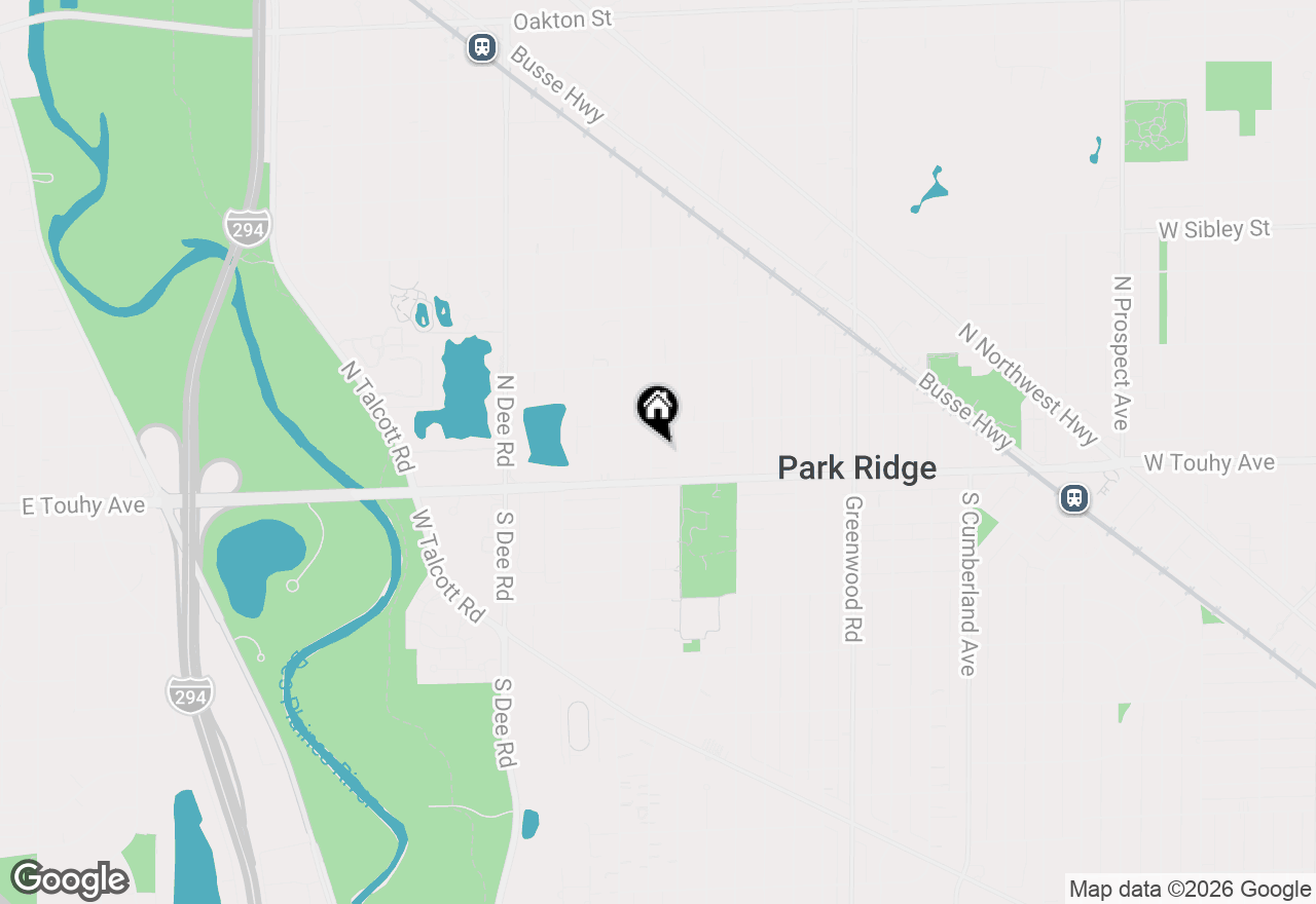 Map of 103 N Home Avenue, Park Ridge, IL 60068