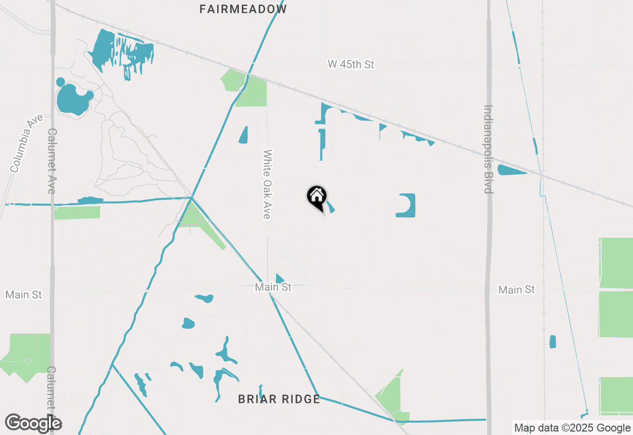 Map of 10224 Cherrywood Lane, Munster, IN 46321