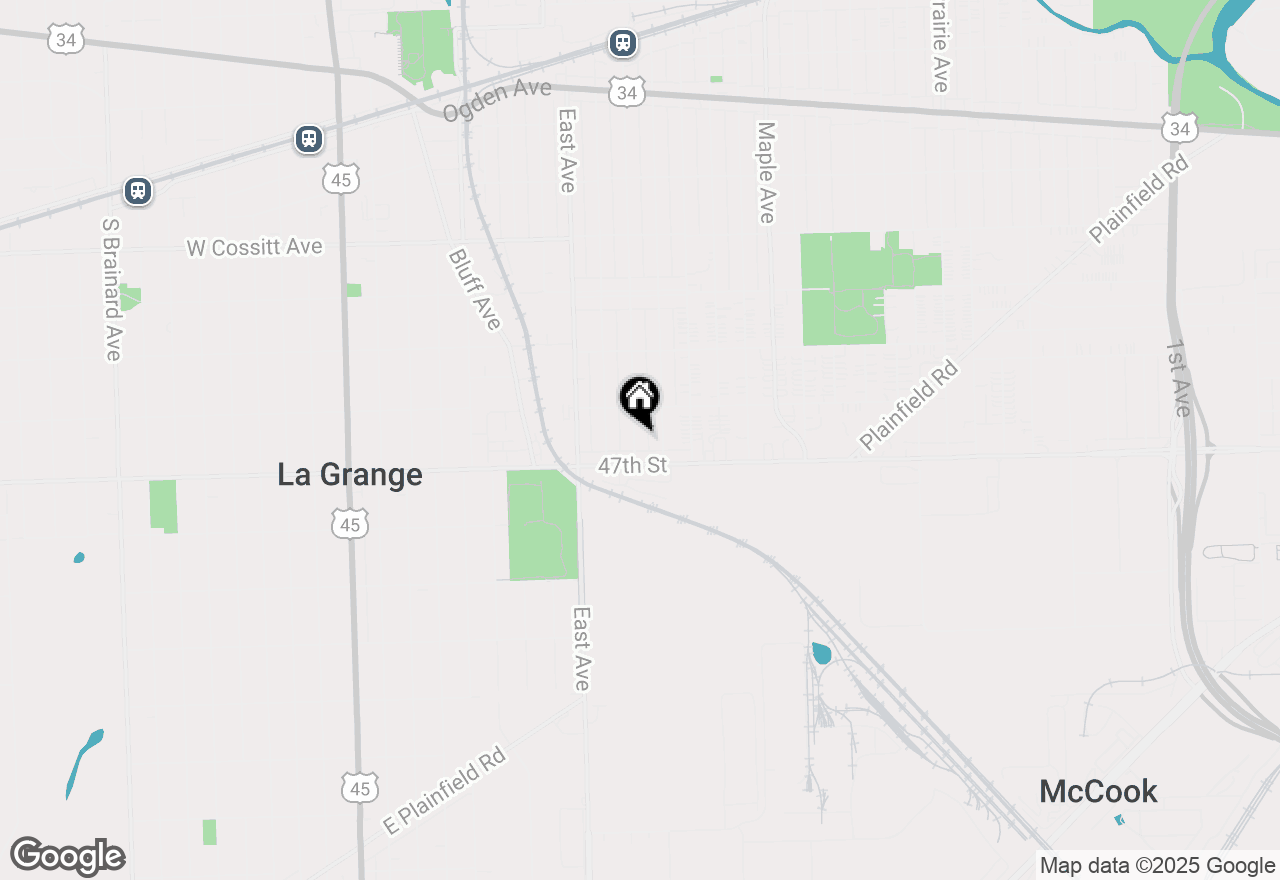 Map of 4629 Dubois Boulevard, Brookfield, IL 60513