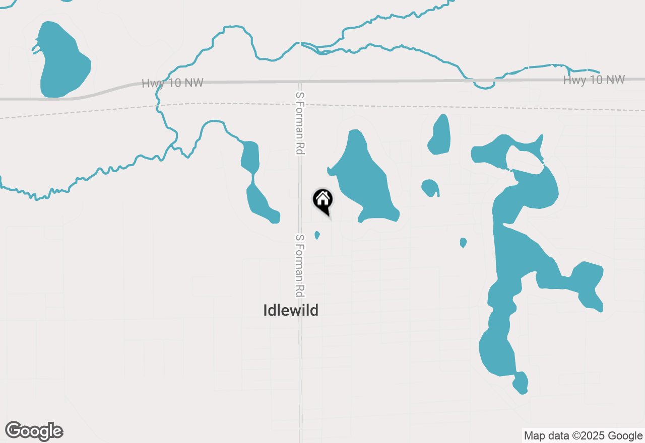 Map of V/L Unity, Idlewild, MI 49642