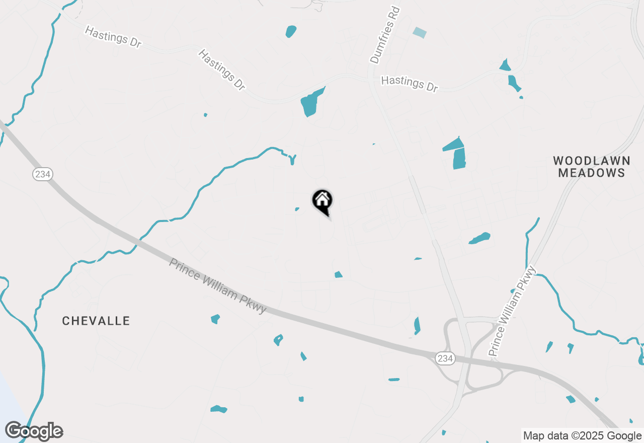 Map of 10609 Shady Creek Court, Manassas, VA 20112
