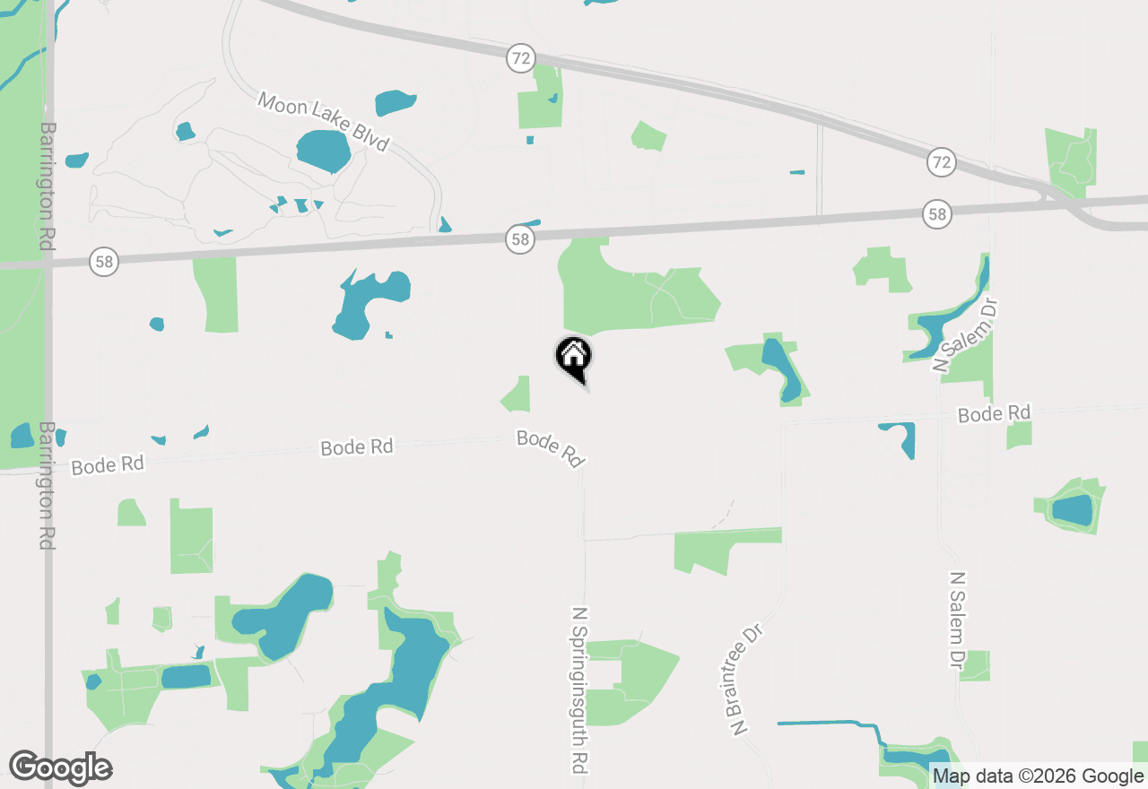 Map of 1605 Crowfoot Circle S, Hoffman Estates, IL 60169
