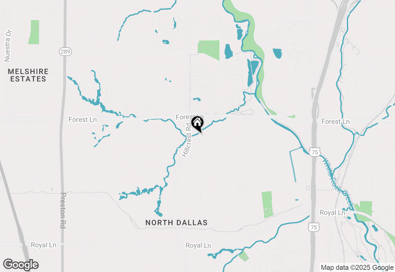 Map of 7031 N Janmar Drive, Dallas, TX 75230