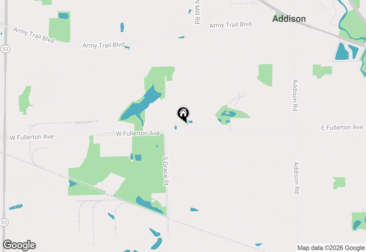 Map of 651 W Georgian Court, Addison, IL 60101