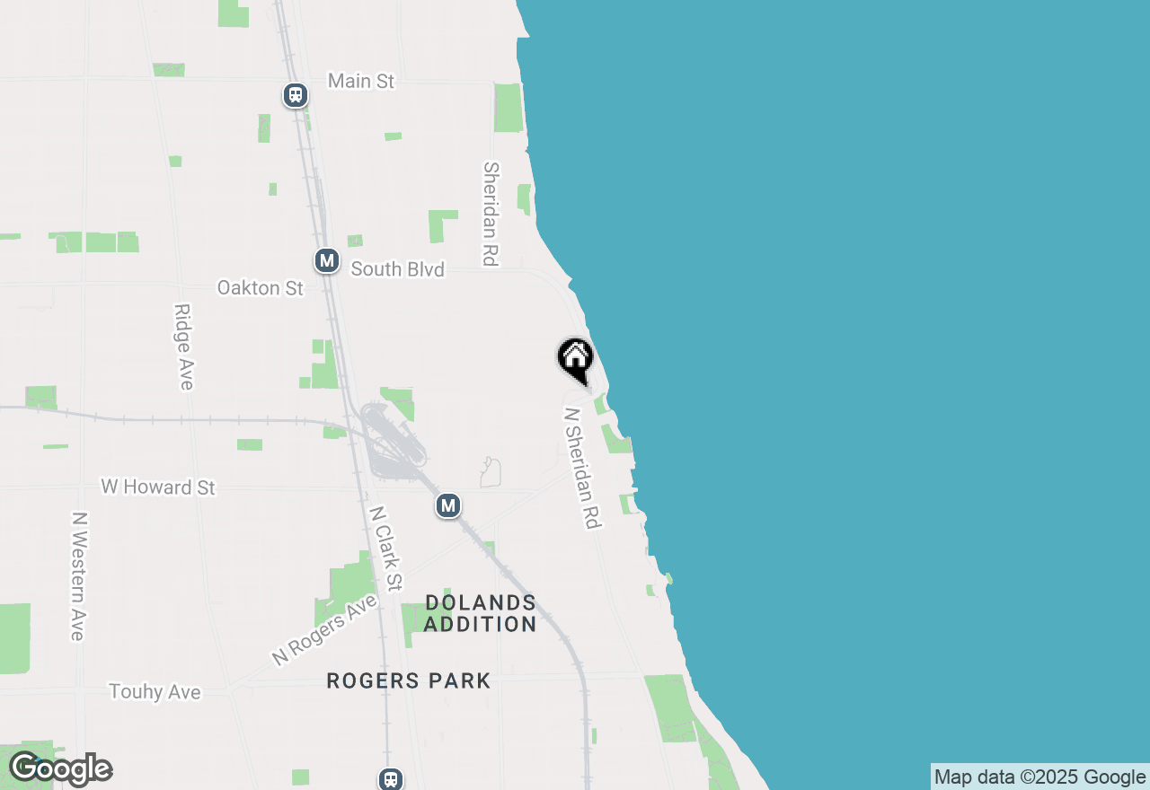 Map of 7754 N Sheridan Road #3, Chicago, IL 60626