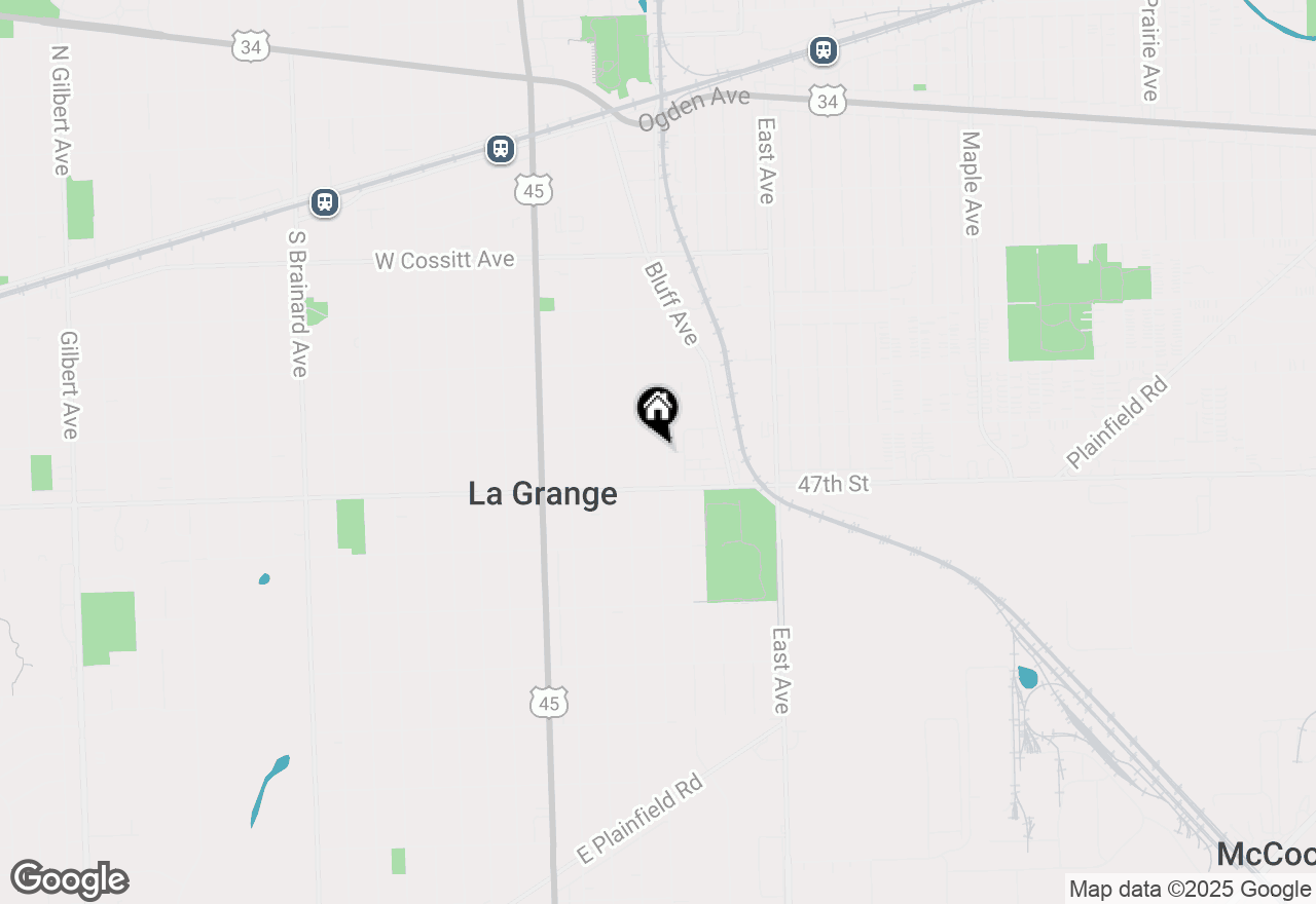Map of 420 9th Avenue, La Grange, IL 60525