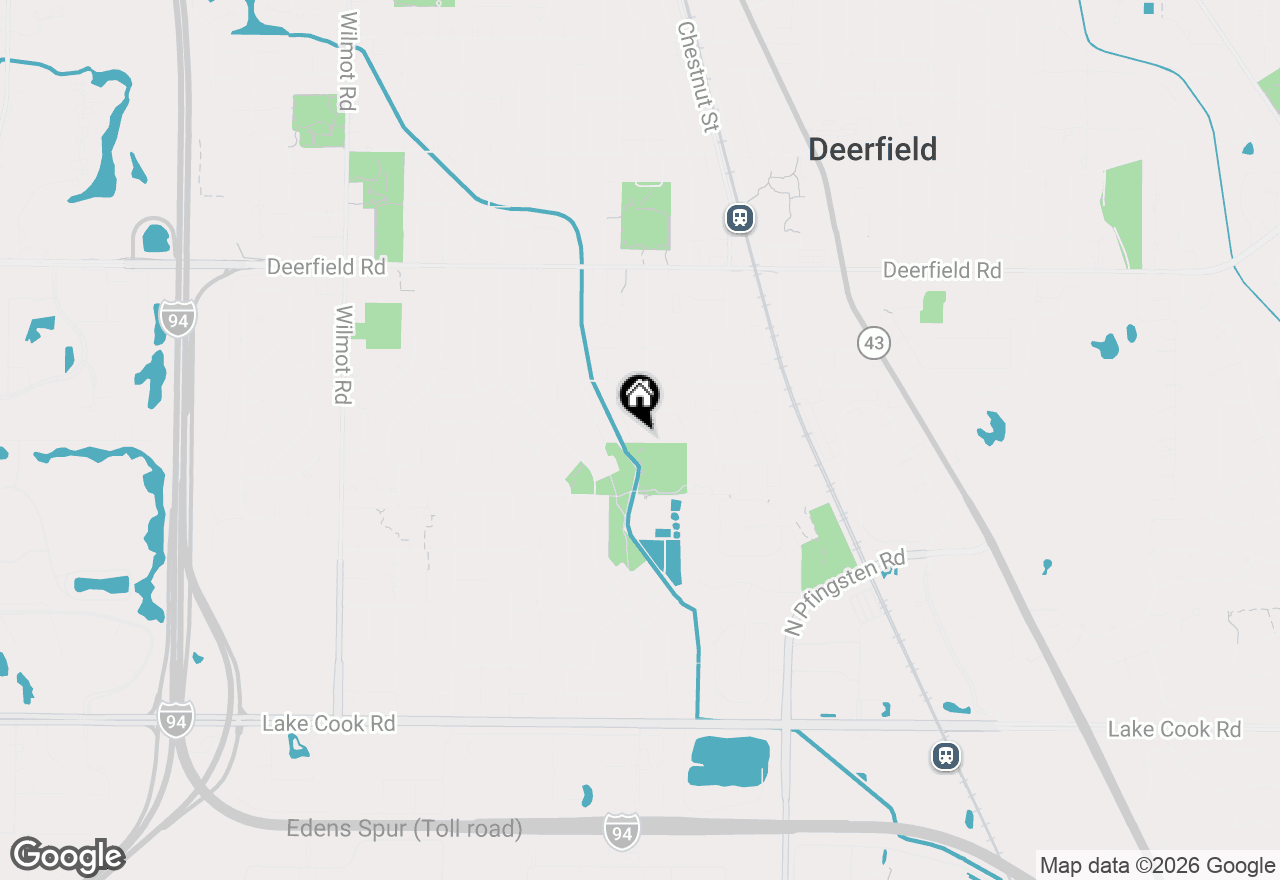 Map of 465 Princeton Lane, Deerfield, IL 60015