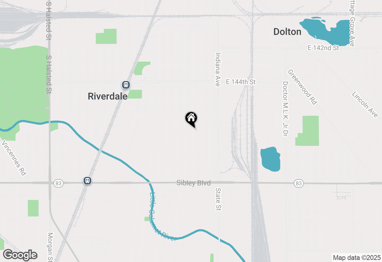 Map of 14644 Wabash Avenue, Dolton, IL 60419